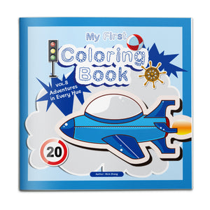 Kids First Coloring and Drawing Dot-to-Dot Book cover