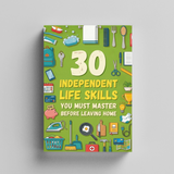 Paperback mockup of teen independent life skills guide