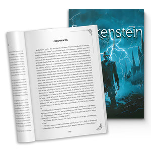 Mary Shelley horror fiction book and timeless literary story for teens and adults