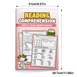 Early reading workbook for kids with passage understanding and sketch activities