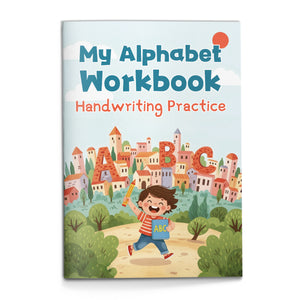 My Alphabet Workbook coloring and word tracing cover