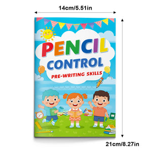 Pencil Control Workbook for Kids, Pre-Writing Skills Practice Book with Tracing Activities, Fine Motor Development, Handwriting Readiness, and Preschool Kindergarten Learning Fun