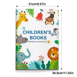Children's geometry workbook for symmetry tracing and shape recognition