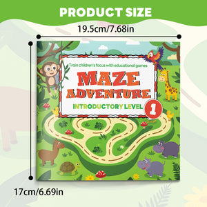 Easy jungle animal maze pages for ages 3 to 6