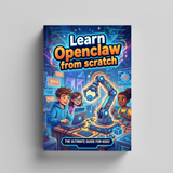 Learn Openclaw from Scratch Coding and Robotics for Kids product image 6 showing printed book details for screen-free reading and learning