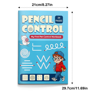 Pencil control workbook for early writing, patterns, lines, and shape practice