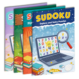 Sudoku Puzzle Books: Explore and Solve Number Set product image 6 showing printed book details for screen-free reading and learning