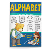 Alphabet Preschool Workbook color trace find cover