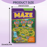Complex forest maze pages for ages 9 to 12