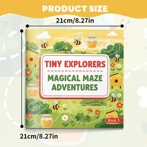 Farm maze pages with scenic adventure pathfinding puzzles