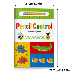 Early tracing practice book for lines, patterns, shapes, and fine motor skills