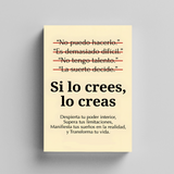 Si lo crees, lo creas: Mentalidad Positiva product image 6 showing printed book details for screen-free reading and learning
