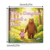Father and daughter picture book for love, care, guidance, and emotional bonding