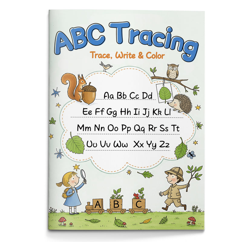 ABC Tracing trace write color cover