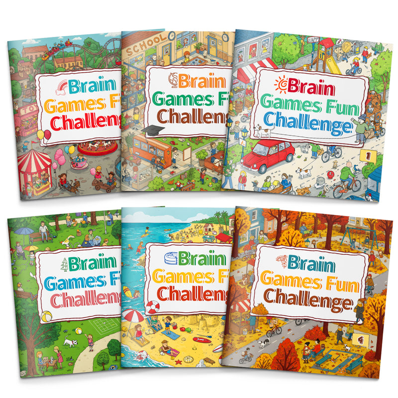 Brain Games Fun Challenge: Spot the Difference & Hidden Objects for Kids
