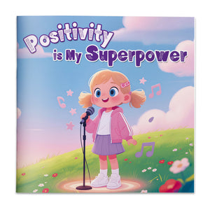 Positivity Is My Superpower picture book for kids cover