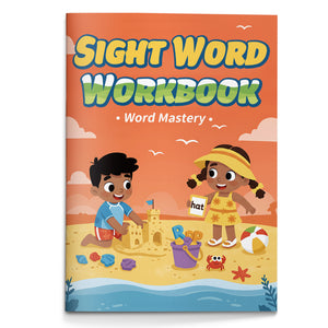 Sight Word Workbook CVC simple sentences cover