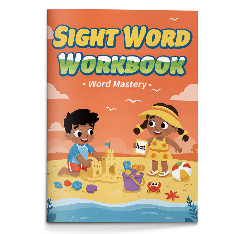 Sight Word Workbook CVC simple sentences cover