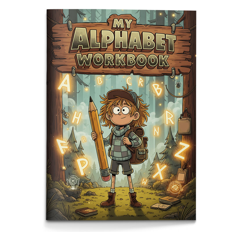 Alphabet Sentence Tracing Workbook for Kids, Letter Recognition, Beginning Sound Practice, Simple Sentence Reading and Handwriting, Preschool and Kindergarten Early Learning Book