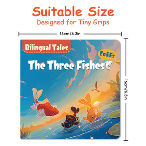 Suitable size panel for The Three Fishes bilingual storybook