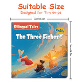 Suitable size panel for The Three Fishes bilingual storybook