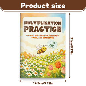 Multiplication Practice Workbook for Kids, Math Fluency Book for Accuracy Speed and Confidence, Times Tables, Number Reasoning, and Elementary Learning Support