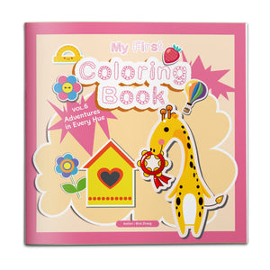 Beginner Coloring and Dot-to-Dot Activity Book for kids cover