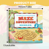 Ocean animal maze pages with beach pathfinding puzzles
