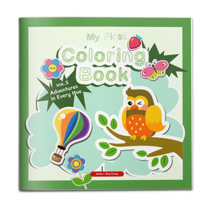 My First Dot to Dot Coloring Book for kids cover
