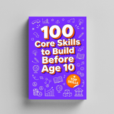 100 Core Skills Before Age 10 product image 6 showing printed book details for screen-free reading and learning