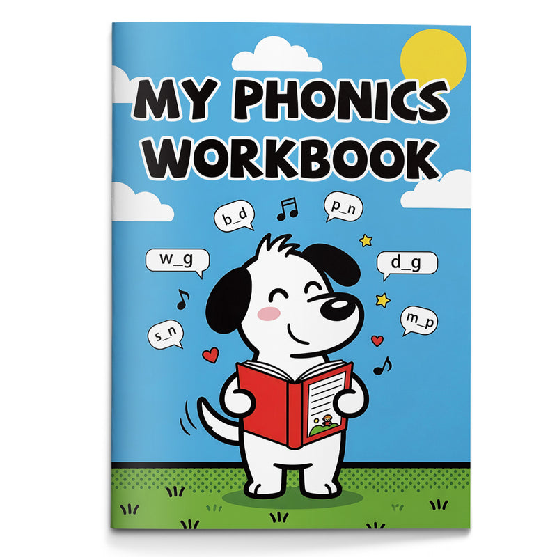 My Phonics Workbook holiday skills cover