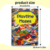 Children's maze puzzle book for playtime problem-solving and focus