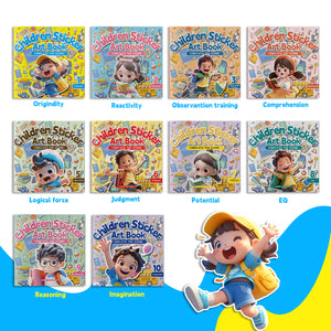 Color Stickers with Various Scenes for Toddlers' Color Training and Object Recognition Practice style1