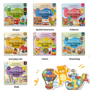 Children’s Focus Training Book: Find Hidden Shapes in Complex Illustrations – Develop Attention and Cognitive Skills for Kids Aged 4-8