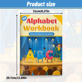 Guided alphabet tracing pages for handwriting control