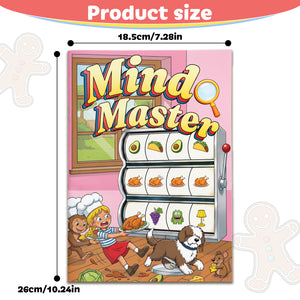 Children's visual reasoning puzzle book with matching games and focus training