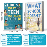 What School Doesn't Teach You for Kids Lif + 21 Skills Every Teen Must Learn Before 18: 2-Book Set bundle detail image, image 2, bundle ISBN 9798900669199