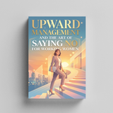 Study desk flat-lay with working women's career boundary guide