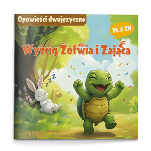 The Tortoise and the Hare Polish-English Book cover