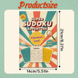 Super Sudoku Adventure: 4-Level Puzzle Books product image 6 showing printed book details for screen-free reading and learning