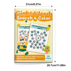 Find and color sight word activity pages