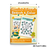 Find and color sight word activity pages