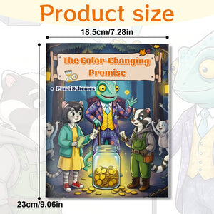 Children's financial literacy story about scams, Ponzi schemes, and smart thinking