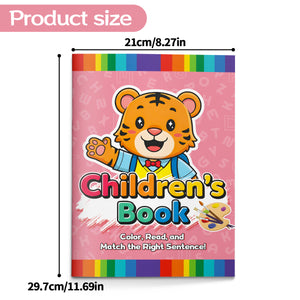 Simple sentence reading pages with word family practice