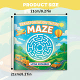 Vehicle maze pages with cars trains and planes for ages 4 to 8