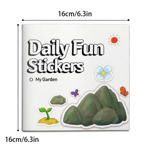 Garden theme sticker activity picture book for kids
