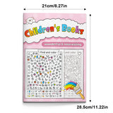 Shape search and coloring workbook for kids