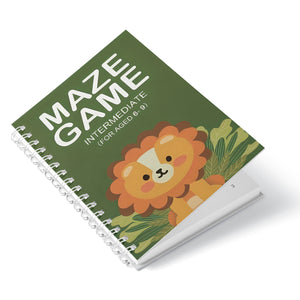 A set of Fun Maze Book Designed for Kids Aged 3-12+, Sparking Early Thinking and Problem-Solving Skills