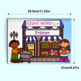 Children's shopping list sight word workbook for handwriting and word recognition