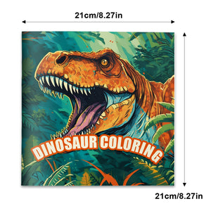 Detailed Dinosaur Art Coloring Book for Kids, Realistic Dino Coloring Pages for Creative Fun, Focus, and Early Art Practice